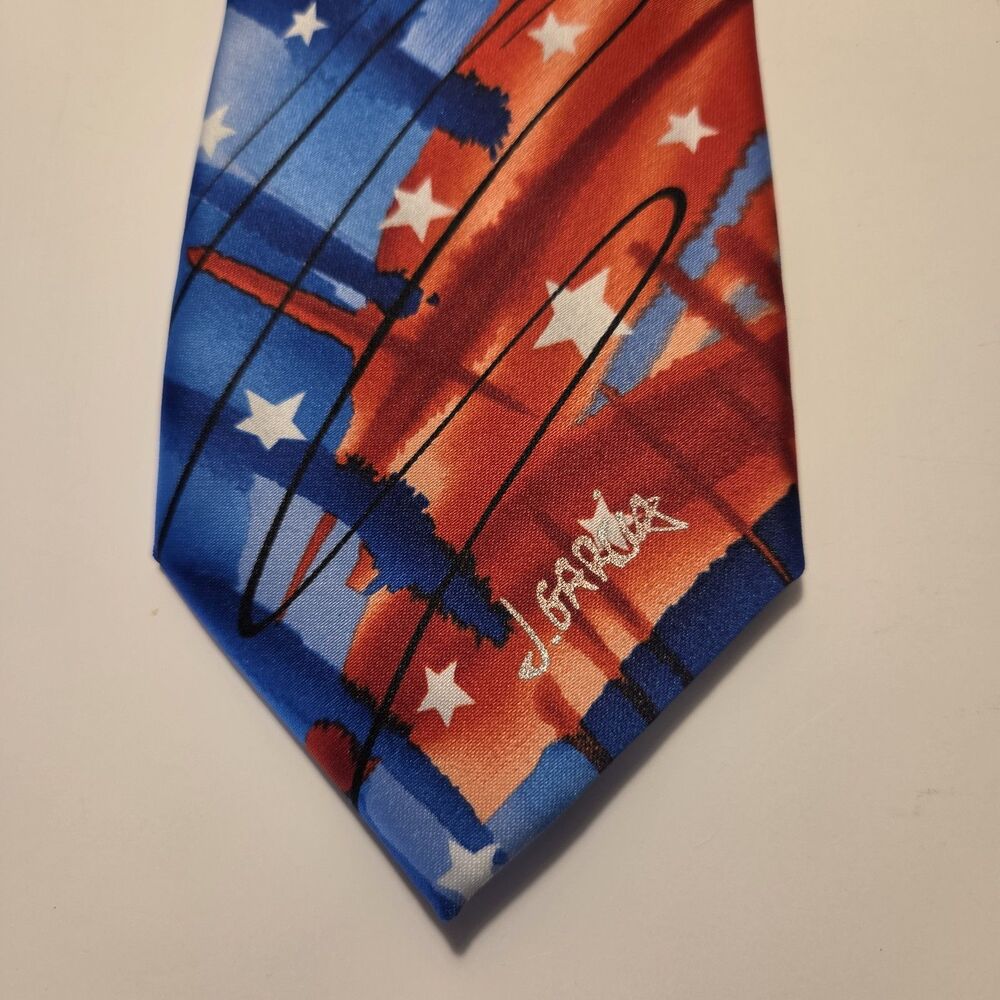 J. Garcia Neck Tie New York at Night Collector's Edition Polyester America 250